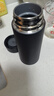 象印不銹鋼真空保溫杯便攜防漏直身男女款保溫水杯子SU-AA36-BA 黑色 曬單實(shí)拍圖
