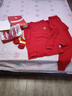 恒源祥兒童本命年大紅秋衣秋褲男童女童棉毛蛇年新年小男孩紅色內衣套裝 純棉款-男圓領(lǐng)-六件套 160 高150-160重75-90斤 曬單實(shí)拍圖