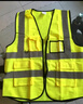諾瑞斯安 反光背心 加厚高亮反光衣馬甲 多口袋拉鏈 舒適透氣 安全建筑工地施工【免費印字】魚(yú)尾網(wǎng)布熒光黃 XL 曬單實(shí)拍圖