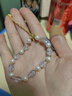 京潤珍珠手鏈年夢(mèng)925銀淡水珍珠手鏈近圓形珍珠手串新年禮物 【甜美款】5-6mm  26cm/可調節 曬單實(shí)拍圖