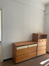 小半家具櫻桃木五斗柜復古小戶(hù)型臥室客廳實(shí)木儲物柜多功能收納柜 曬單實(shí)拍圖