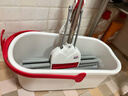 好媳婦（okaywife） 大口徑加厚拖把桶長(cháng)方形塑料桶平板膠棉清洗桶手提家用拖把水桶 清洗桶 曬單實(shí)拍圖