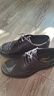 金利來(lái)（Goldlion）男鞋摔紋皮鞋25年秋新款爆米花按摩減震正裝鞋G521530109AAA黑40 曬單實(shí)拍圖