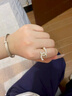 DAVA奧特萊斯清倉特價(jià)18K金珍珠微鑲戒指活口簡(jiǎn)約氣質(zhì)手環(huán)手飾女配飾 309珍珠微鑲戒指 曬單實(shí)拍圖