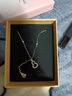 (YS)足銀999純銀葫蘆吊墜項鏈碎冰冰小眾鎖骨鏈銀飾禮物送女友 足銀999送禮盒擦銀布 曬單實(shí)拍圖