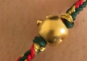 中國黃金小蘋(píng)果黃金手鏈女足金轉運手繩跨新年元旦禮物送女友老婆生日 京速達-圣誕平安果黃金手鏈 曬單實(shí)拍圖