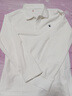 花花公子（PLAYBOY）品牌刺繡長(cháng)袖T恤男裝春秋男士打底衫商務(wù)休閑百搭純色翻領(lǐng)POLO衫 白色 XL 曬單實(shí)拍圖