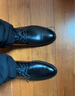 海瀾之家（HLA）男士牛皮皮鞋男款2026新款商務(wù)正裝高級感真皮結婚新郎德比鞋子 黑色（HAAPXM2DBH171） 40 （尺碼偏大一碼，拍小一碼） 曬單實(shí)拍圖