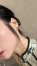 Jay 黑色方形耳釘女耳環(huán)法式簡(jiǎn)約耳飾送女友新年禮物 曬單實(shí)拍圖
