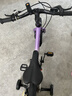 鳳凰兒童自行車(chē)兒童山地學(xué)生車(chē)小孩單車(chē)帶輔助輪3-6-10-12歲小中大童 烏梅紫丨單速輻條輪+雙碟剎+禮包 14寸 曬單實(shí)拍圖