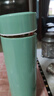 全陶瓷內膽保溫杯非涂層真陶瓷辦公茶水分離杯男女便捷車(chē)載水杯子 薄荷綠【不帶茶隔】 曬單實(shí)拍圖