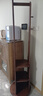 致典全實(shí)木旋轉衣帽架黑胡桃木落地全身鏡現代簡(jiǎn)約穿衣鏡掛衣架一體 旋轉穿衣鏡【電商專(zhuān)用】 曬單實(shí)拍圖