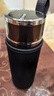 KENVLES英國品牌高檔銀杯子純銀保溫杯999足銀內膽銀水杯茶水分離泡茶杯 【999足銀】亮黑色380ml禮盒裝 曬單實(shí)拍圖