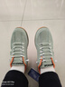 回力男鞋秋季新款一腳蹬運動(dòng)休閑潮鞋男士工作上班皮面防水防滑勞保鞋 淡綠色（升級款） 41 曬單實(shí)拍圖