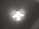 鹿家良品（LUUGAA）愛(ài)心天使臥室吸頂燈全光譜奶油風(fēng)臥室燈兒童書(shū)房創(chuàng  )意造型中山燈具 【薦】全光譜50cm三色光48W 曬單實(shí)拍圖