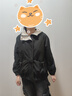 羅蒙（ROMON）2025年新款風(fēng)衣外套女春秋款連帽休閑百搭小個(gè)子短款運動(dòng)黑色 黑色(2321不加/絨) M 110斤內 曬單實(shí)拍圖