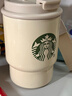 星巴克迷你可愛(ài)大小圓柱杯隨手杯不銹鋼保溫杯車(chē)載水杯杯子 白色單杯 曬單實(shí)拍圖