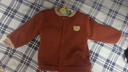 拉比秋冬兒童外套不倒絨全開(kāi)男女童裝保暖嬰兒棒球服寶寶外衣 橙紅色 80 cm 曬單實(shí)拍圖