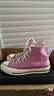 匡威（Converse）官方 1970S男女高幫帆布鞋薔薇粉多巴胺粉色A03795C A03795C 36.5 曬單實(shí)拍圖