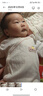 貝瑞加（Babyprints）新生兒包屁衣2件裝嬰兒連體衣純棉秋冬內衣初生寶寶三角哈衣 粉59 曬單實(shí)拍圖