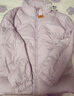雪中飛女士鵝絨糖果色羽絨服簡(jiǎn)約百搭日常通勤立領(lǐng)純色冬季保暖外套潮 粉紫色 M (165) 曬單實(shí)拍圖