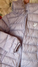 亞瑟士亞瑟士童裝25年冬季兒童新款高柔軟高充絨量三防保暖羽絨服 淺紫 清潔度1000-鴨絨 160 充絨量98.5g 曬單實(shí)拍圖