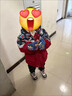 G.duck奧特曼男童加絨套裝冬裝2025新款兒童加厚棉服帥氣男寶棉褲兩件套 紅色 【奧特曼正版放心購】 120 cm 【建議身高115cm左右】 曬單實(shí)拍圖