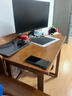 中偉（ZHONGWEI）實(shí)木折疊書(shū)桌學(xué)習桌家用可伸縮電腦寫(xiě)字桌小戶(hù)型辦公桌胡桃色0.8m 曬單實(shí)拍圖