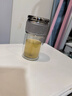 繁簡(jiǎn)雙層加厚隔熱玻璃杯家用男士便攜泡茶杯女水杯透明杯子定制logo 曬單實(shí)拍圖