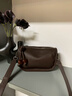 塔馳密司TOUCH MISS復古包包女2025新款感單肩斜挎手提餃子馬鞍包 咖啡色 曬單實(shí)拍圖