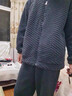 莫代爾睡衣男款法蘭絨秋冬季加絨加厚2025新款保暖可外穿家居服套裝  深灰條紋 圖二款 L 【推薦167-172cm110-136斤】 曬單實(shí)拍圖