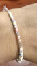 老鳳祥S925銀彩色碎銀幾兩手鏈女ins高級小眾新年節生日禮物送女友閨蜜 當/次日達-S925銀彩色碎銀手鏈 曬單實(shí)拍圖