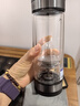 茶之戀茶水分離杯臻鈦版雙層玻璃茶杯男士泡茶專(zhuān)用高檔水杯伴手禮物禮品 臻鈦版-鈦槍色 360ml 曬單實(shí)拍圖