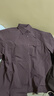 UR2025秋季新款男裝休閑簡(jiǎn)約口袋寬松短袖開(kāi)襟襯衫UUY250001 暗紫 M 曬單實(shí)拍圖