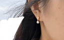 伊燦簡(jiǎn)約可晃動(dòng)仿珍珠耳墜女耳釘2025年新爆款高級感無(wú)洞耳夾耳環(huán)耳飾 簡(jiǎn)約可晃動(dòng)珍珠耳墜女耳釘 曬單實(shí)拍圖