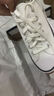 匡威（Converse）官方Run Star Hike低幫帆布流星厚底鞋小白鞋168817C 白/168817C 40 曬單實(shí)拍圖