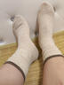 棉竹屋羊毛襪子女士美利奴中筒襪秋冬季抗起球冬天加絨加厚保暖防臭長(cháng)襪 組合四(奶油白+燕麥米+焦糖色+深焙棕) 均碼 35-39_4雙裝【保暖不臃腫_美利奴羊毛_抗 曬單實(shí)拍圖