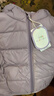 兒童輕薄羽絨服男款女童秋季外套中小童寶寶外穿嬰兒童裝冬裝衣服 芋泥紫 白鴨絨 90 曬單實(shí)拍圖