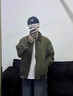 班尼路（Baleno） S&K系列外套男款秋冬加厚加棉翻領(lǐng)美式棒球服痞帥2025新款夾克 J182橄欖色外套 L 建議(130-150斤) 曬單實(shí)拍圖