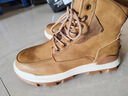 西域駱駝（VANCAMEL）雪地靴男皮毛一體男鞋冬季保暖加厚東北大棉鞋真皮防水羊毛馬丁靴 2259姜黃色 加厚羊毛款 41 標準運動(dòng)鞋碼 曬單實(shí)拍圖