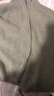 羅蒙（ROMON）100%綿羊毛衫男士開(kāi)衫外套秋冬商務(wù)休閑加厚保暖撞色雙拉鏈針織衫 中駝色 XL 曬單實(shí)拍圖