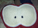 茯見(jiàn) 可愛(ài)蘋(píng)果抱枕被子二合一辦公室暖手加絨午睡毯子兩用護腰靠墊枕 蘋(píng)果抱枕被（毯子1*1.7M） 曬單實(shí)拍圖
