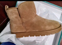 意爾康男鞋冬季加絨保暖男棉鞋簡(jiǎn)約復古男士雪地靴 96129W 駝色 40 曬單實(shí)拍圖