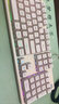 惠普（HP）機械手感鍵盤(pán) 人體工學(xué)臺式機筆記本電腦通用 USB有線(xiàn)電競游戲吃雞lol學(xué)習辦公鍵盤(pán) 【奶茶色】混光 曬單實(shí)拍圖