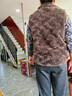 啄木鳥(niǎo)2025秋冬新款韓版瀨兔毛馬甲女短款皮毛一體寬松百搭馬夾背心外穿 咖啡色薄 輕薄 4XL 165-180斤 曬單實(shí)拍圖