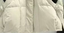 皮爾卡丹羽絨棉馬甲冬新韓版寬松坎肩大尺碼洋氣加厚馬夾 米白色 L 建議105-125斤 曬單實(shí)拍圖