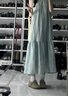 斤慕扎染吊帶連衣裙女2025新款薄荷綠甜美小清新寬松海邊度假長(cháng)裙七夕 薄荷綠【均碼】 曬單實(shí)拍圖