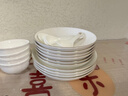 優(yōu)尊陶瓷吉祥如意骨瓷飯碗家用新款輕奢金邊精致碗碟套裝陶瓷碗盤(pán)餐具 4英寸小碗10個(gè) 曬單實(shí)拍圖