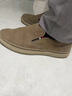 公羊皮鞋男商務(wù)休閑鞋子男樂(lè )福鞋真皮男鞋一腳蹬懶人鞋駕車(chē)鞋 卡其 1519-1 40 曬單實(shí)拍圖
