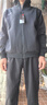 安德瑪（Under Armour）秋冬純棉加絨運動(dòng)服套裝男立領(lǐng)外套休閑服長(cháng)褲兩件套 黑色加絨 2XL 140-160斤 曬單實(shí)拍圖